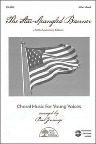 The Star-Spangled Banner Three-Part Treble choral sheet music cover Thumbnail